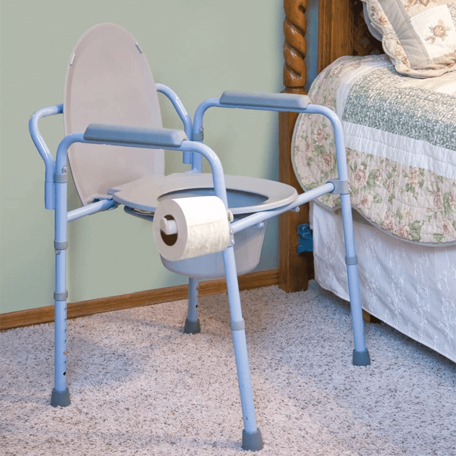Carex Deluxe Folding Commode