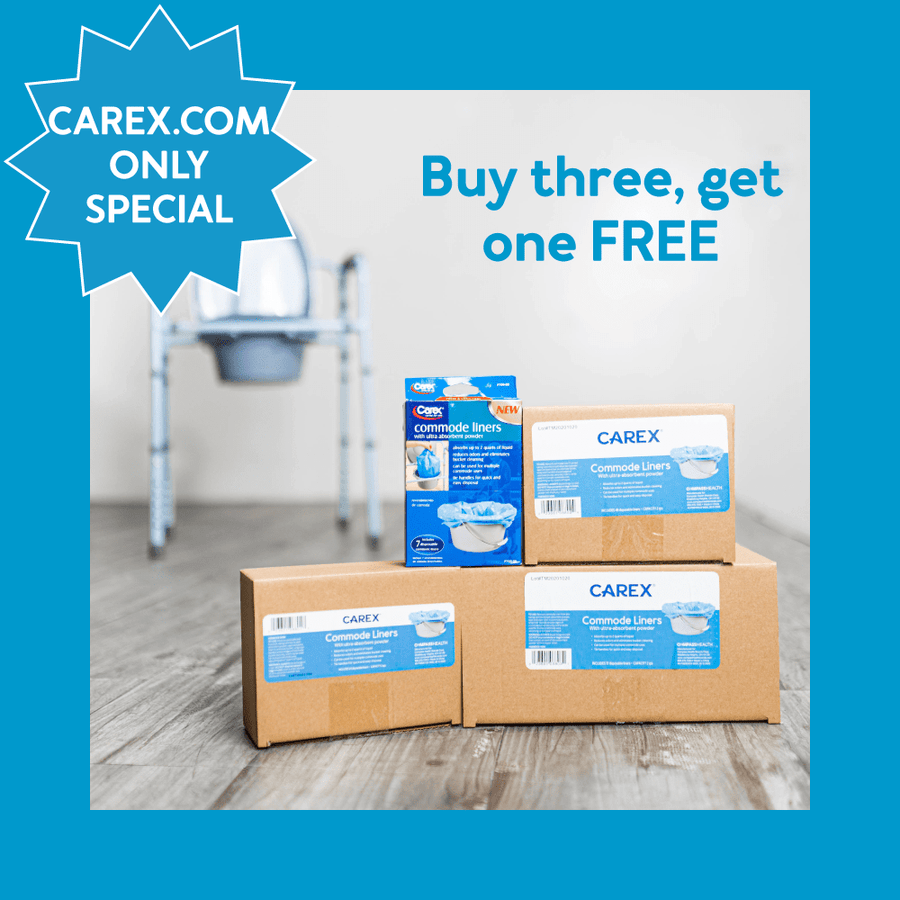Carex Commode Liner (7-Pack)