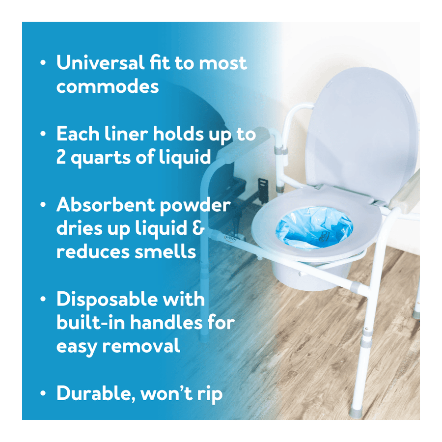 Carex Commode Liner (7-Pack)