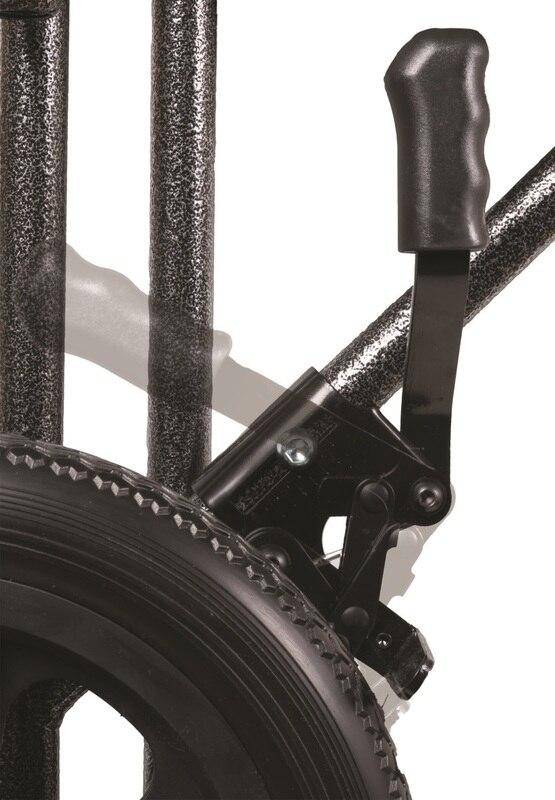 ProBasics 22" Bariatric Steel Transport Chair (Silver Vein)
