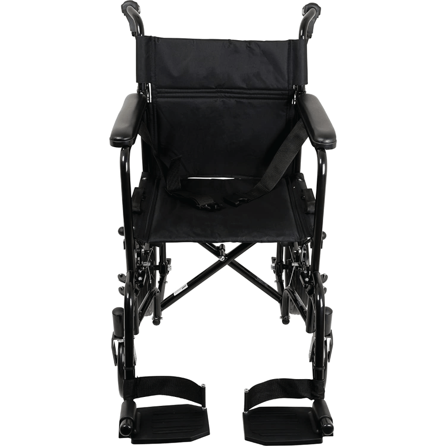 ProBasics Aluminum Transport Chair with 12-Inch Wheels