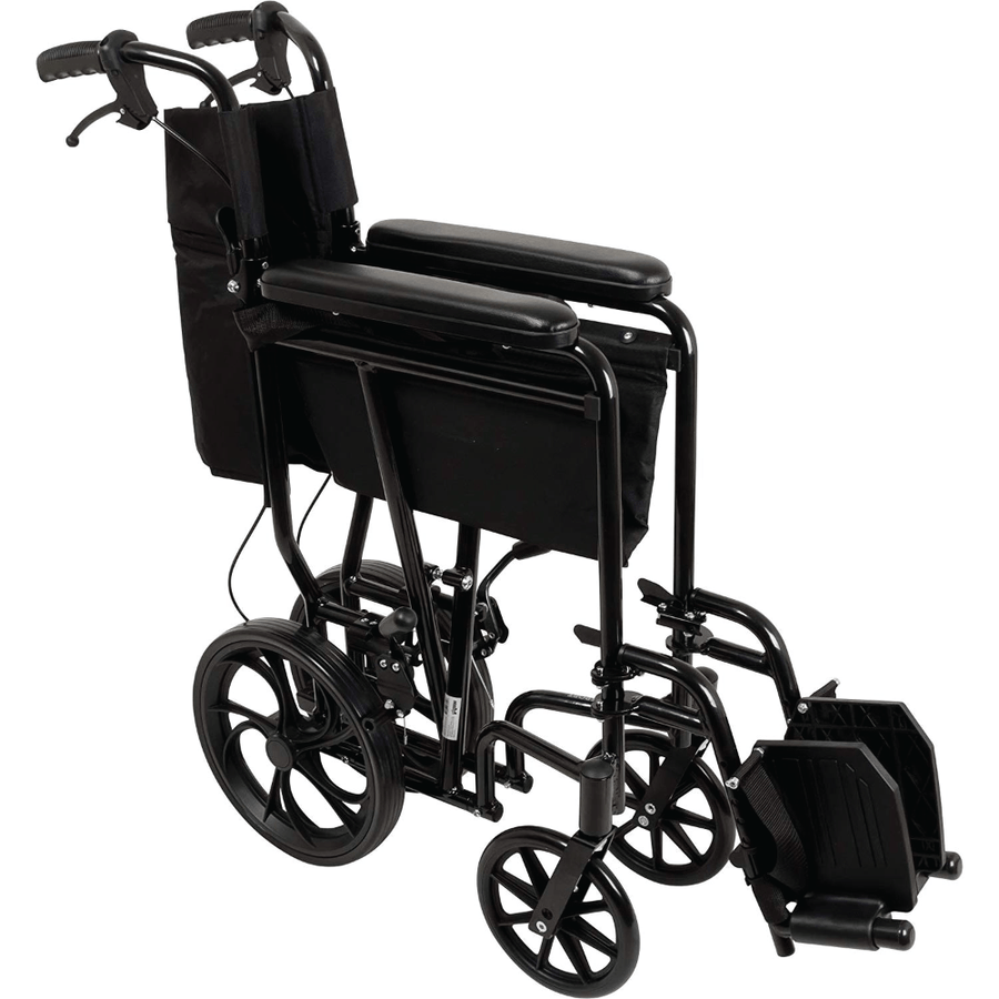 ProBasics Aluminum Transport Chair with 12-Inch Wheels