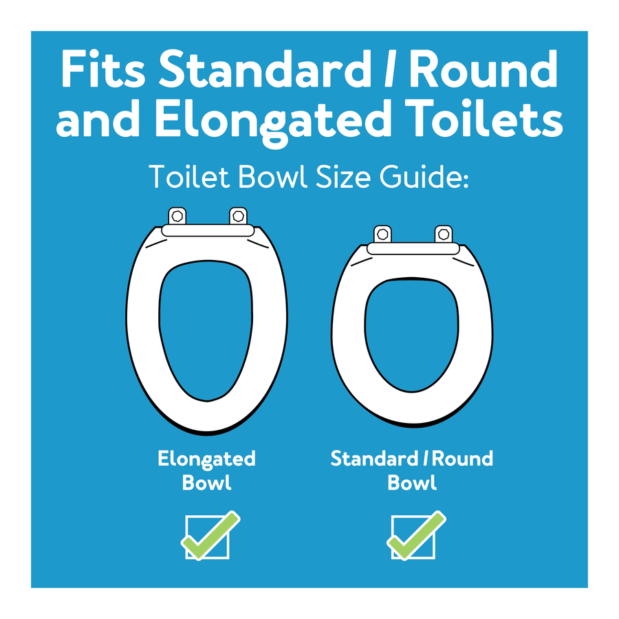 Carex E-Z Lock&trade; Locking Raised Toilet Seat with Armrests