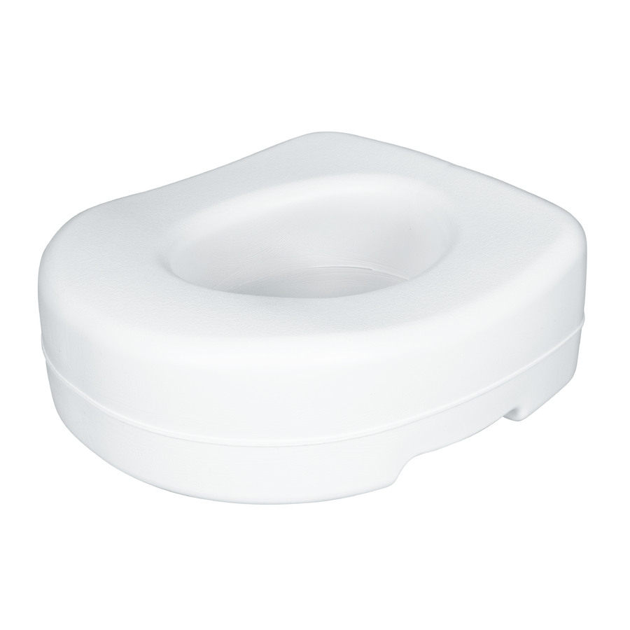 Carex Raised Toilet Seat with Rubber Pads