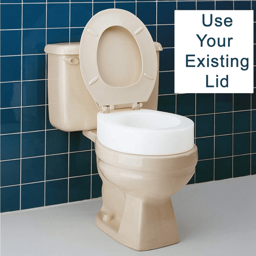 Carex Toilet Seat Elevator - For Standard Sized Seats
