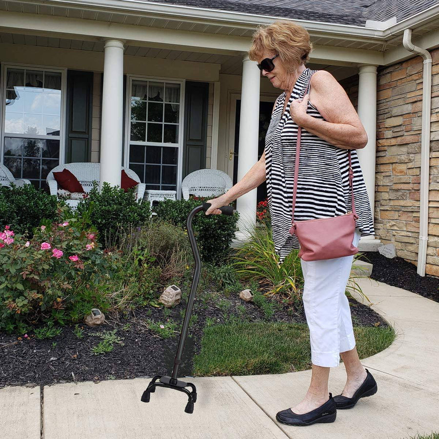 Carex Small Base Designer Quad Cane