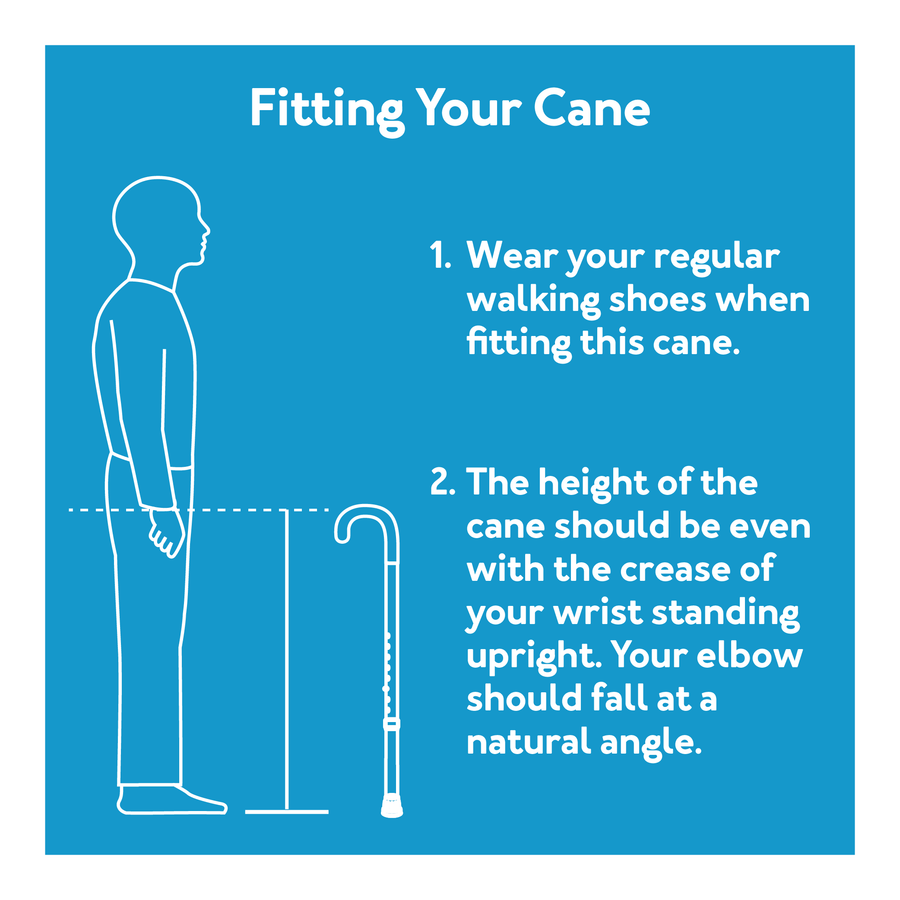 Carex Small Base Designer Quad Cane