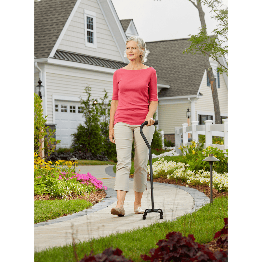 Carex Small Base Designer Quad Cane