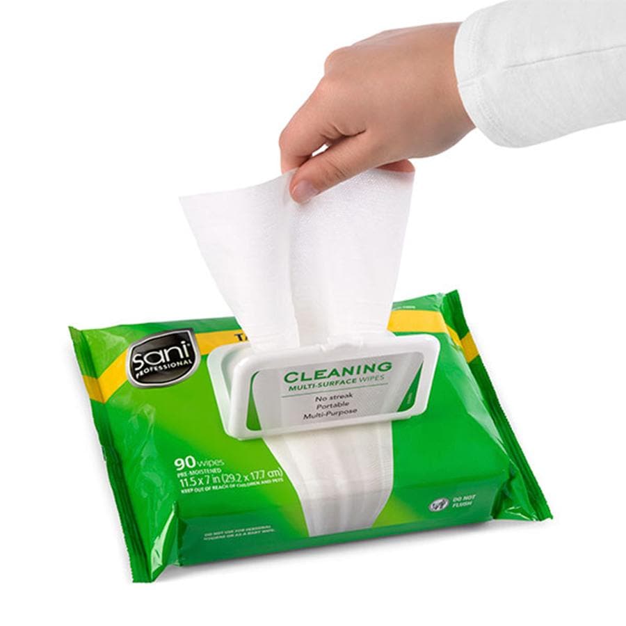 PDI Sani Professional No-Rinse Multi-Surface Sanitizing Wipes - Case of 12