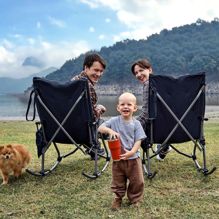 Collapsible Patio Rocking Camping Chair