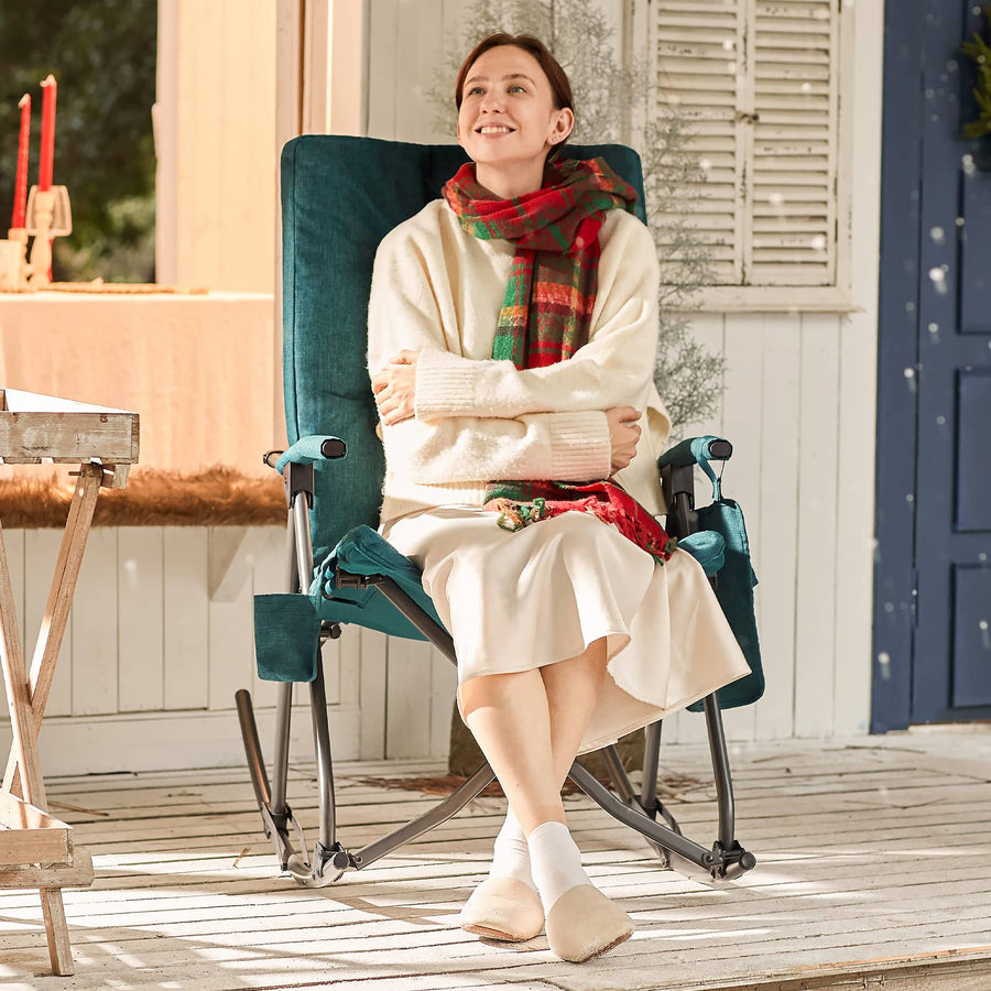 Collapsible Patio Rocking Camping Chair