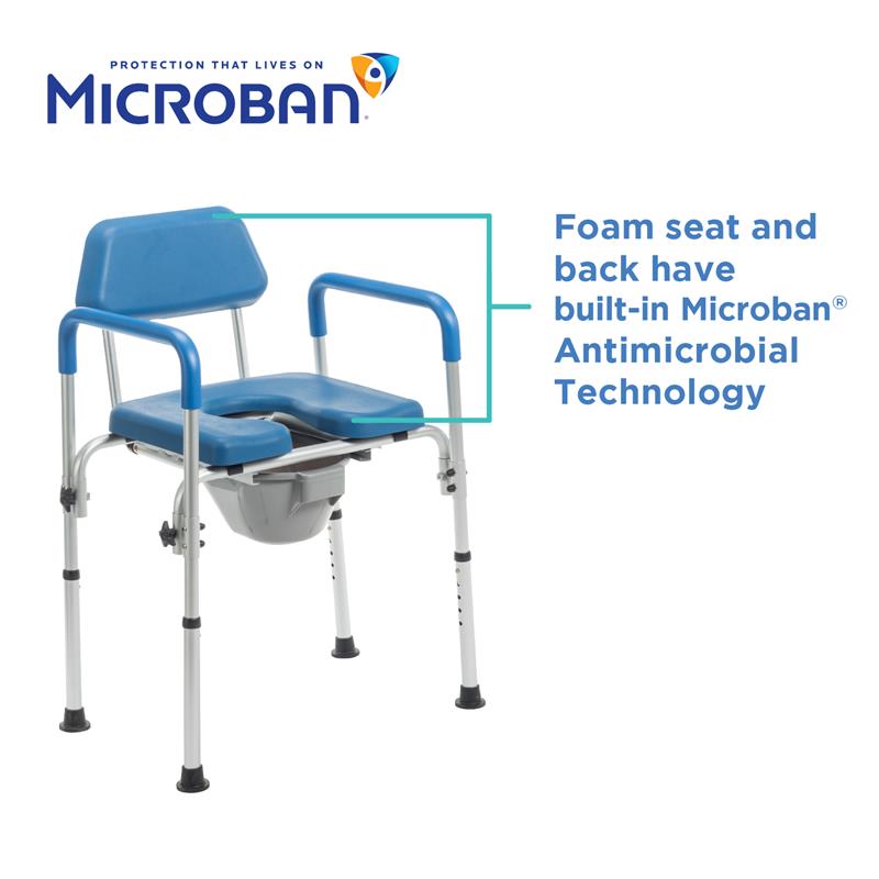 Journey SoftSecure 3-in-1 Commode Chair with Microban Protection