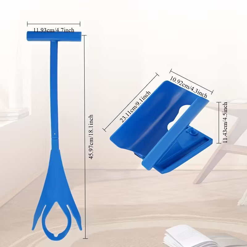 Sock Aid with Support Base, Rigid Plastic Sock Helper