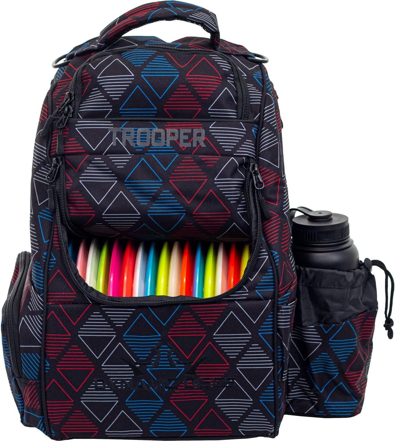 Trooper Disc Golf Backpack, Disc Golf Bag, Frisbee Golf Discs Set, Sports Bag, Lightweight & Durable, 18+ Disc Capacity