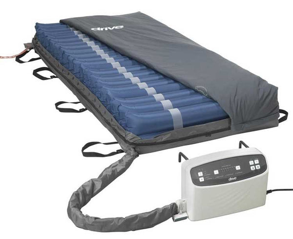 Drive Medical 14029 Med-Aire PLUS 8 Inch Alternating Pressure and Low Air Loss Mattress System