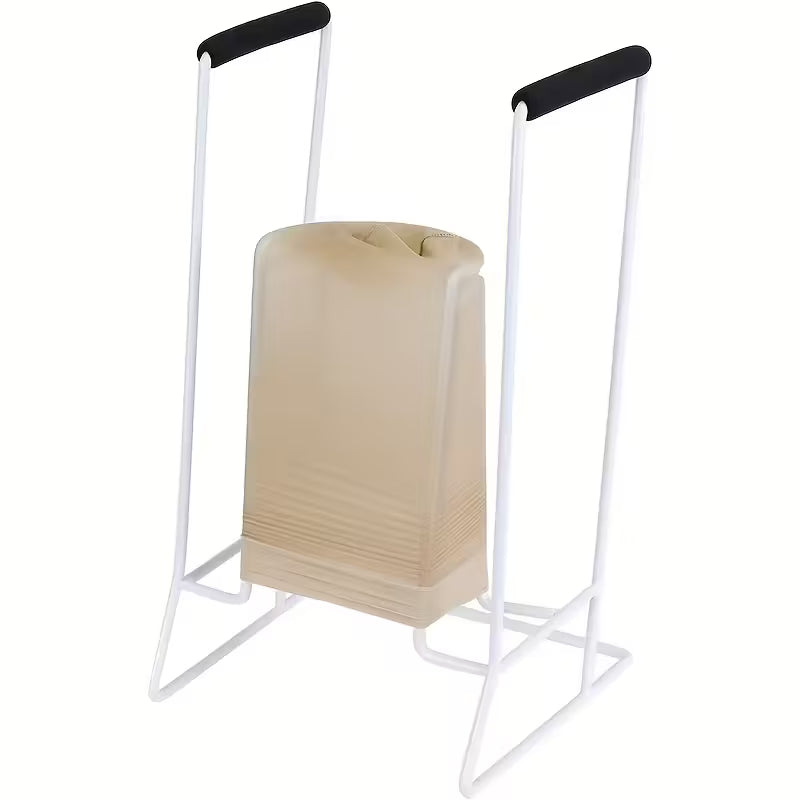 Metal Frame Sock Aid, Foam Grip Handles, 14" Tall