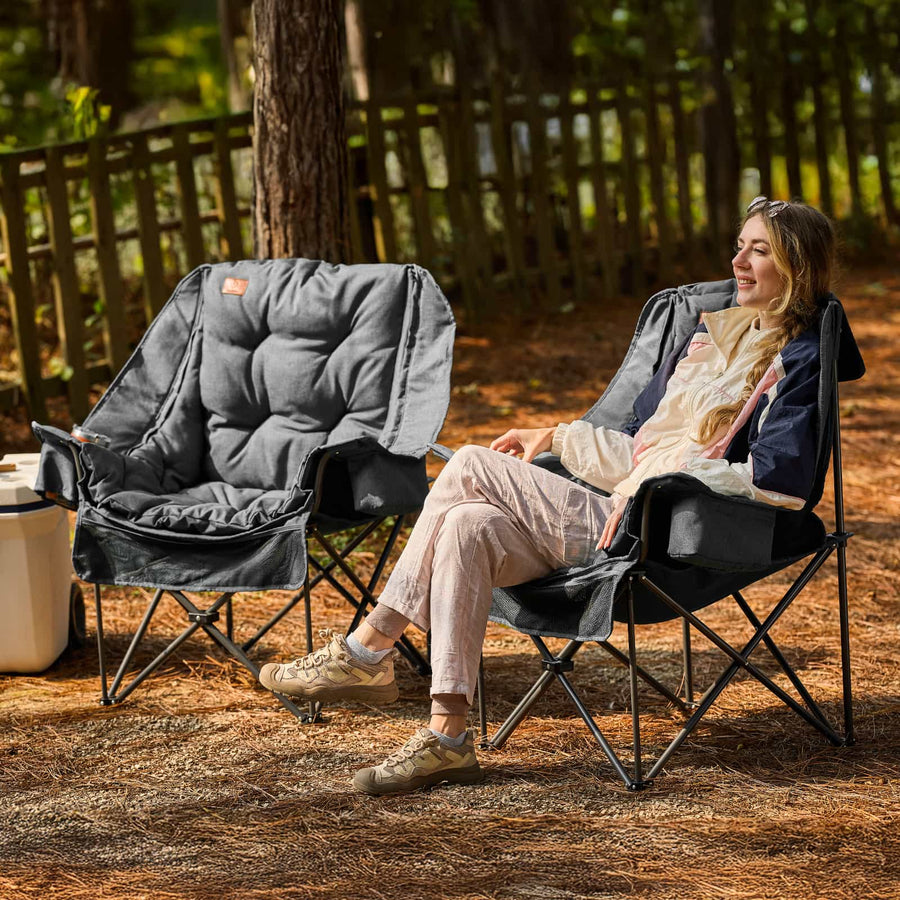 EVER ADVANCED 2 in 1 Camping Chair