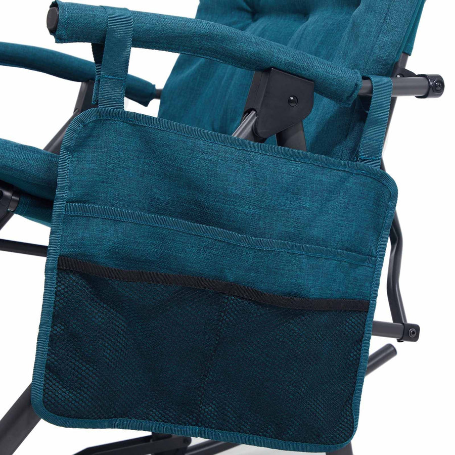 EVER ADVANCED Collapsible Patio Rocking Camping Chair