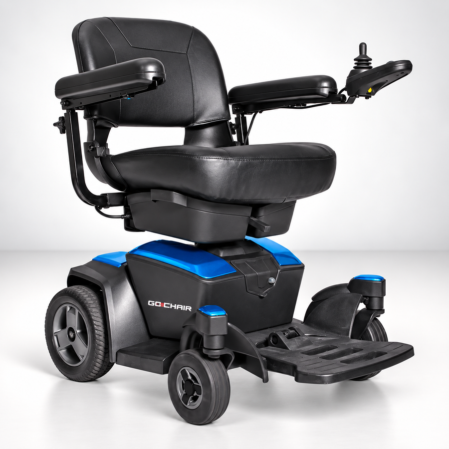 Pride Go-Chair Portable Power Wheelchair, 8.7 Mile Range