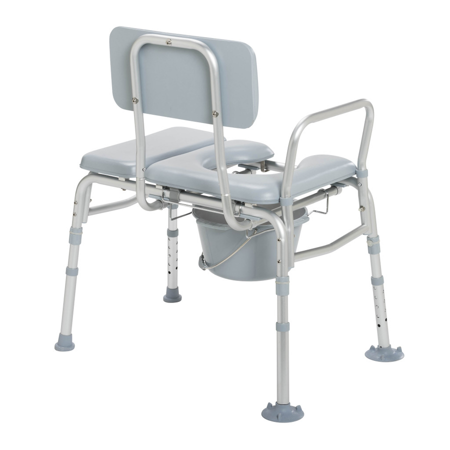 Combination Padded Transfer Bench/Commode - 12005KDC-1
