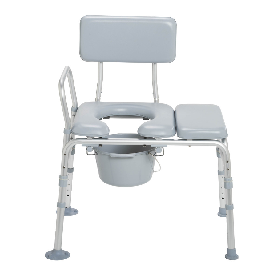 Combination Padded Transfer Bench/Commode - 12005KDC-1