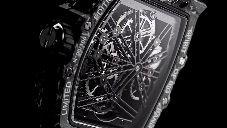 Spirit of Big Bang TOURBILLON CARBON WHITE Ref# 645.QW.2012.RW