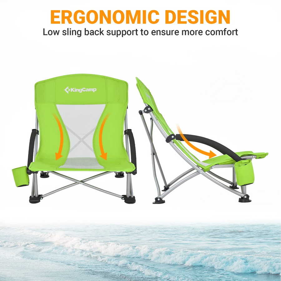 KingCamp Low Sling Beach Chairs