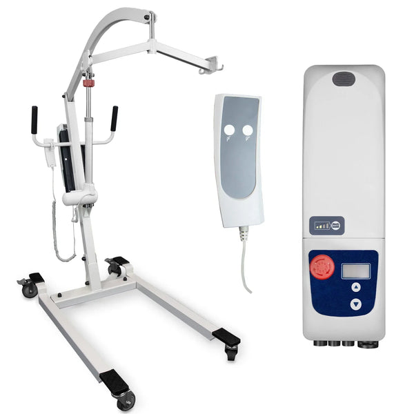 Electric Patient Lift, 400 lb Capacity, Battery Powered