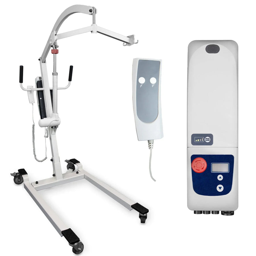 Electric Patient Lift, 400 lb Capacity, Battery Powered