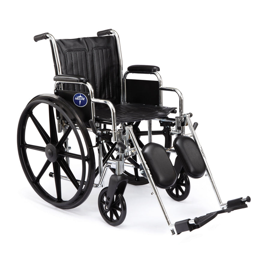 Medline Black Excel 2000 Wheelchair