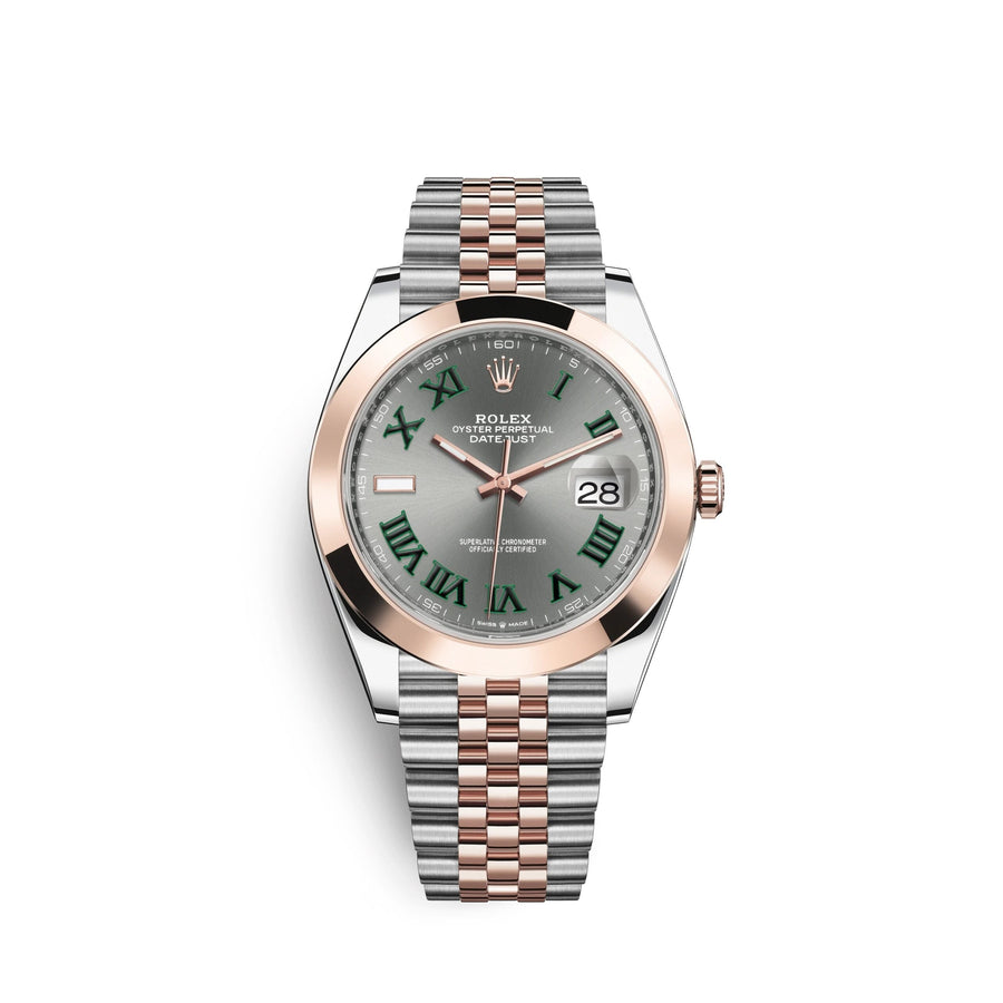 Datejust 41, 18k Everose Gold and Stainless Steel, 41mm, Ref# 126301-0016