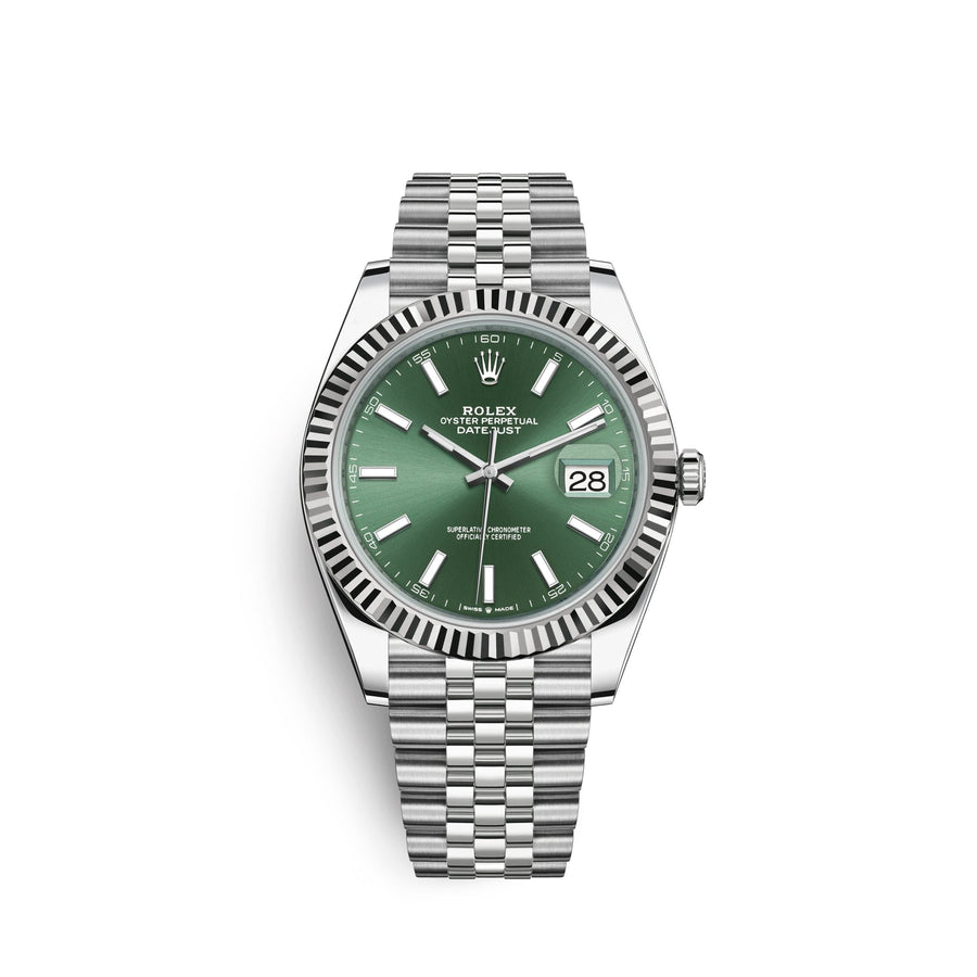 Datejust 41mm, Oystersteel and 18k White Gold, Ref# 126334-0028