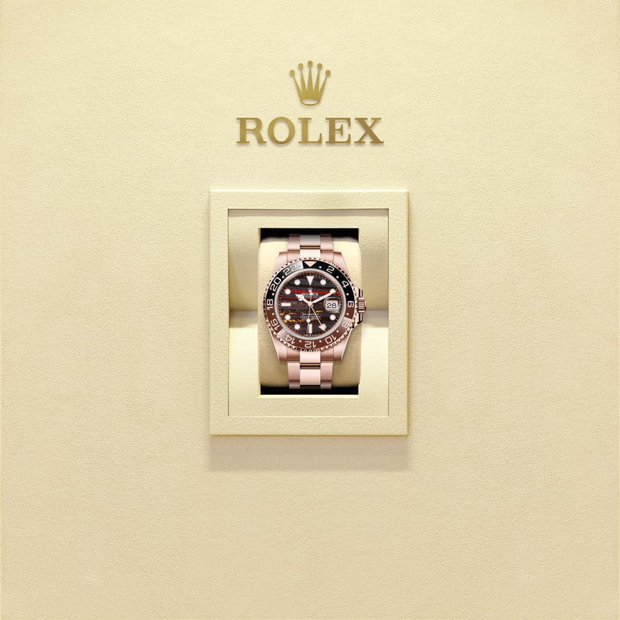 Unworn 2025, GMT-Master II, 18k Everose gold, 40mm, Ref# 126715chnr-0002, box & papers