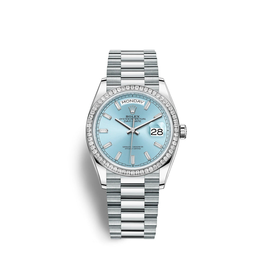 Day-Date 36mm, Platinum, Ref# 128396tbr-0003