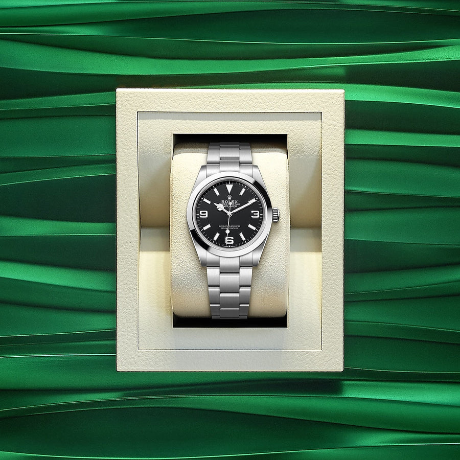 Explorer 40, Oystersteel, 40mm, Ref# 224270-0001