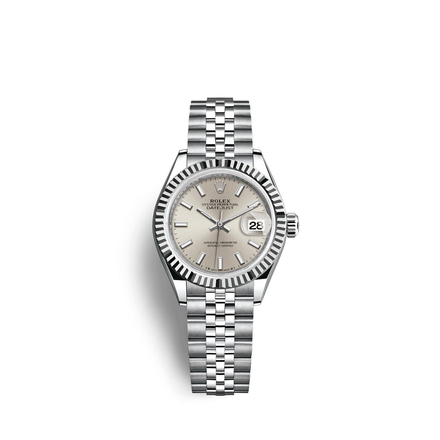 Lady-Datejust 28, Oystersteel and 18k White Gold, Ref# 279174-0005