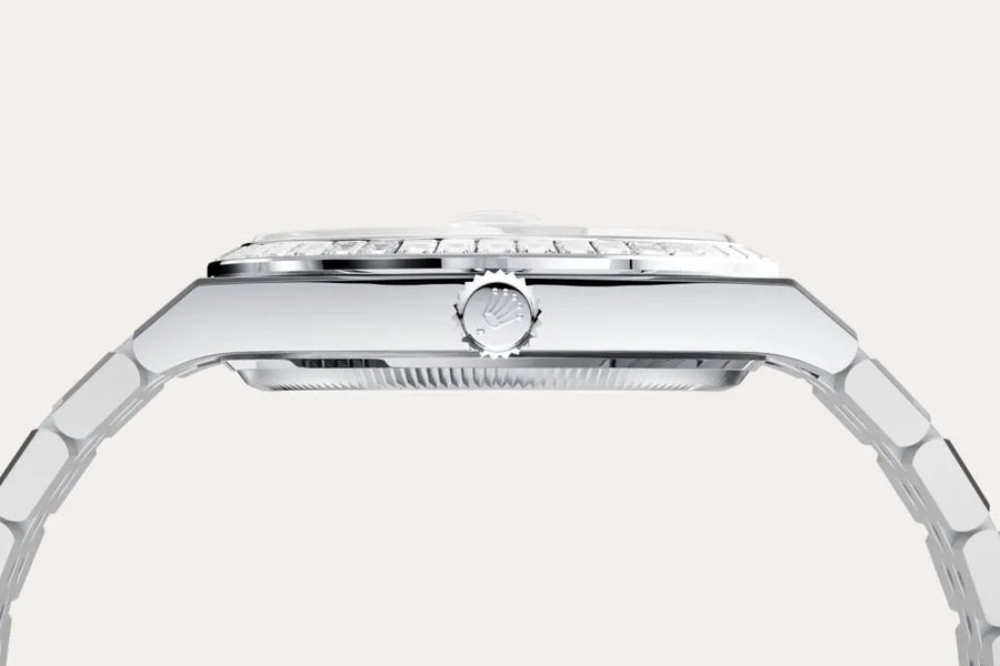 Land-Dweller 40mm Oyster Platinum & Diamonds M127386TBR-0001