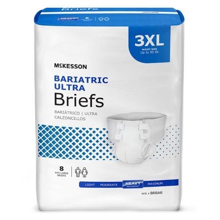McKesson Bariatric Ultra Plus Stretch Briefs