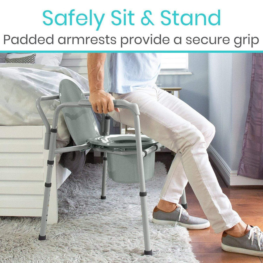 Stainless Steel Bariatric Commode