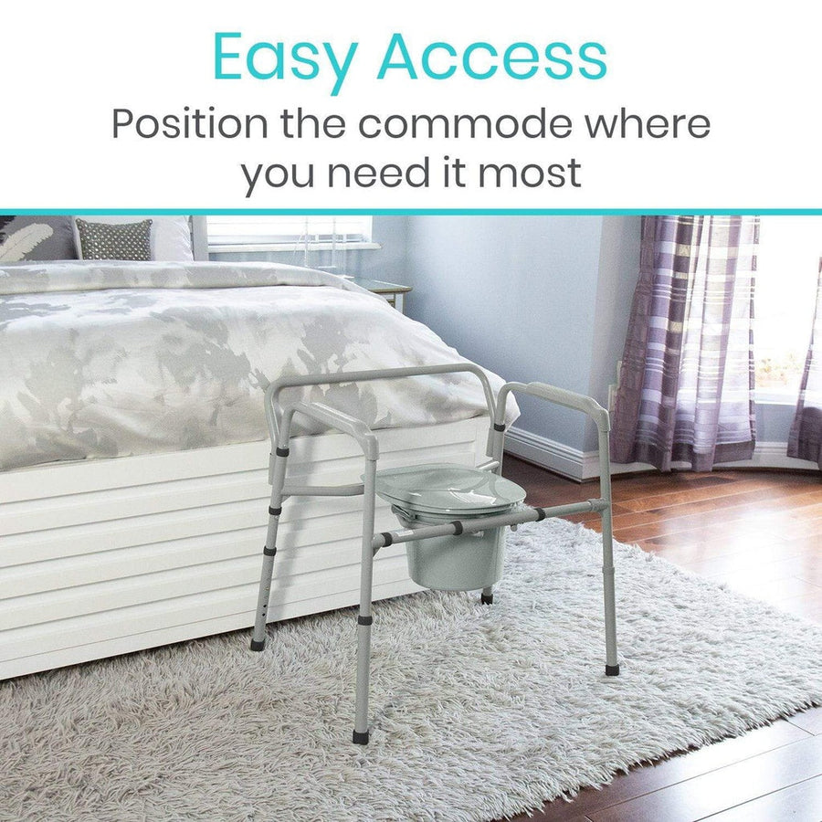 Stainless Steel Bariatric Commode