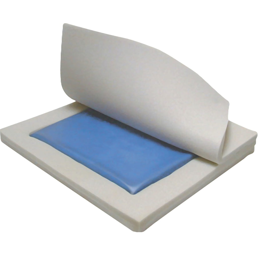 Gel "E" Skin Protection Wheelchair Seat Cushion, 16" x 16" x 3"