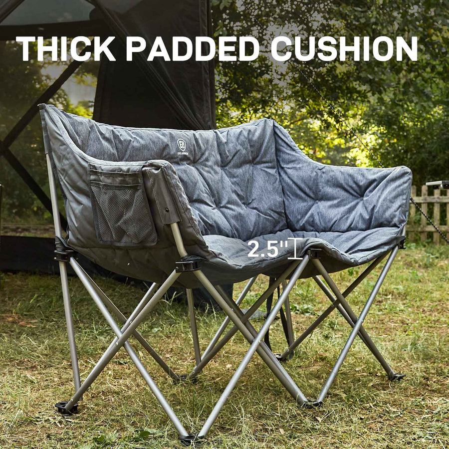 EVER ADVANCED Padded double Camping Chair