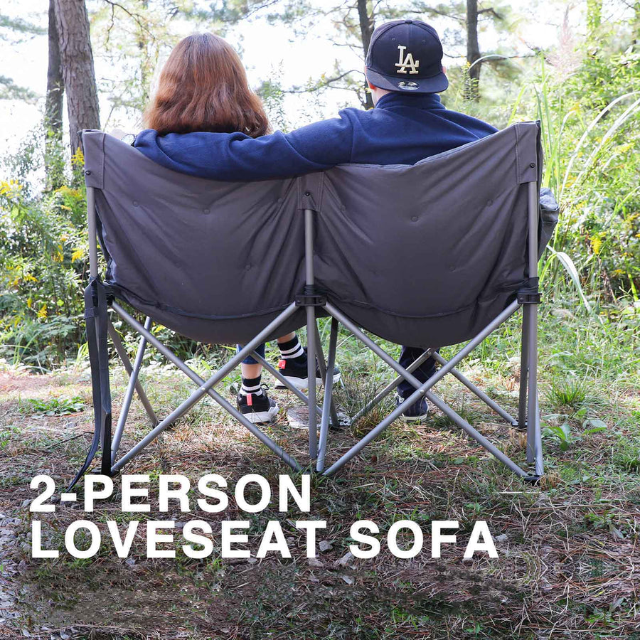 EVER ADVANCED Padded double Camping Chair