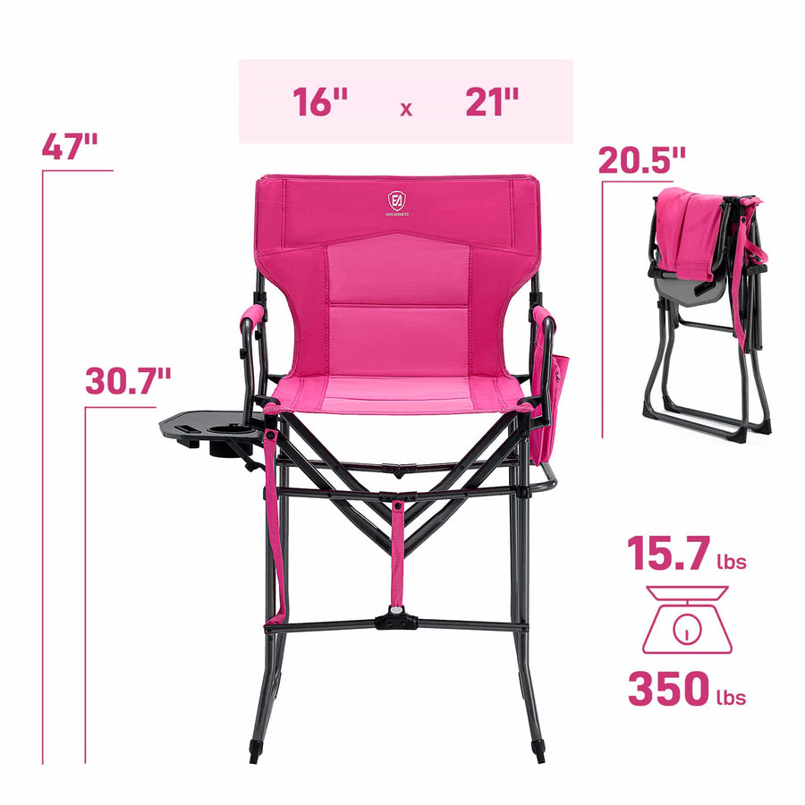 Portable Tall Folding Camping Chair