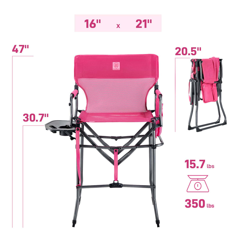 Portable Tall Folding Camping Chair