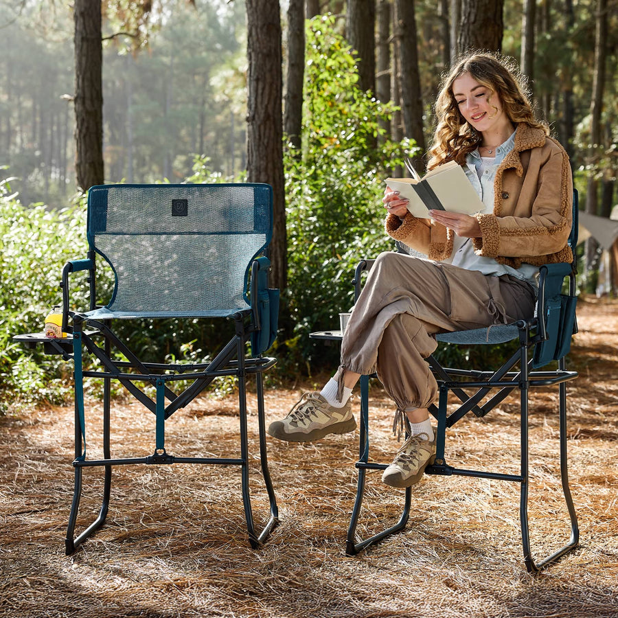 Portable Tall Folding Camping Chair