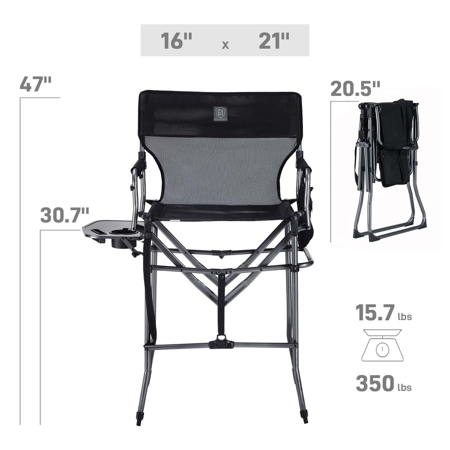 Portable Tall Folding Camping Chair