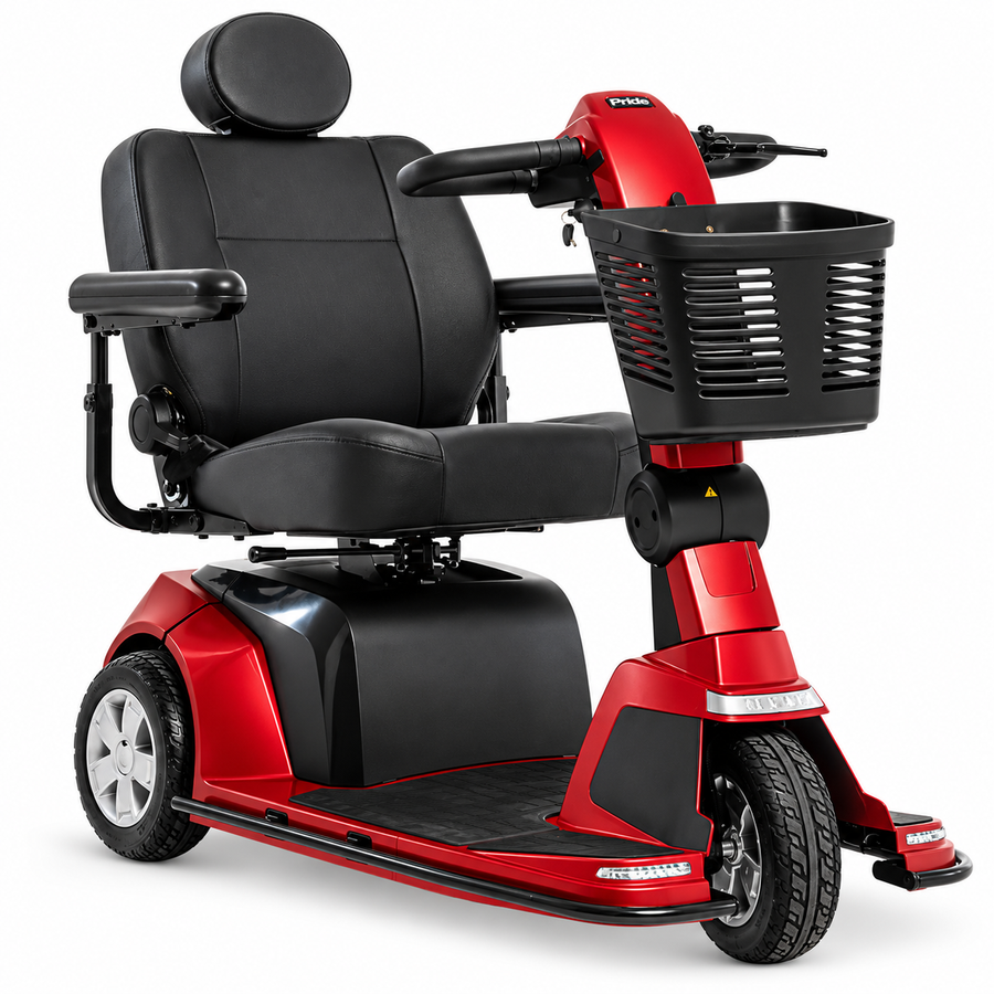 Pride Maxima 3-Wheel Mobility Scooter, 500 lb Capacity