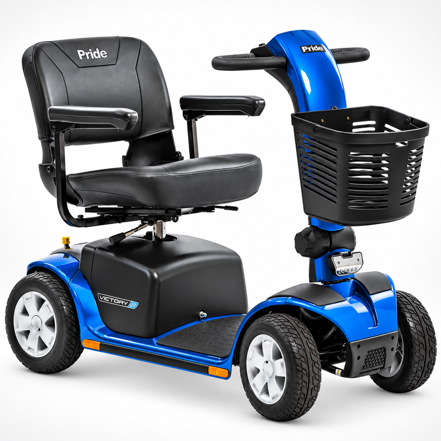 Pride Victory 10 4-Wheel Mobility Scooter, 400 lb Capacity