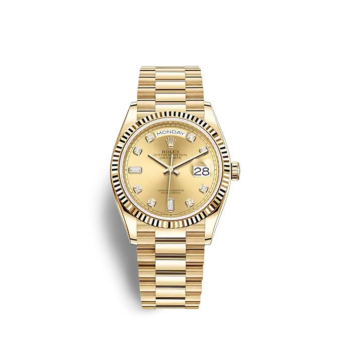 Day-Date 36 Yellow gold, Ref# 128238-0008